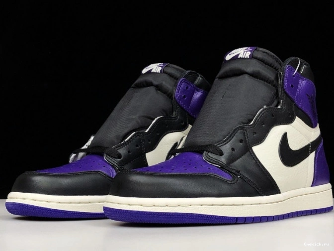 One Kick Jordan 1 555088-501 Air Court Purple 0715